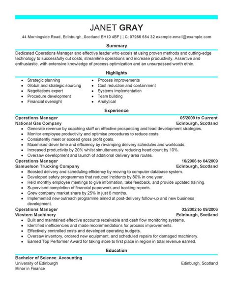 operations manager resume examples|Best Operations Manager Resume Examples & Templates [2024].